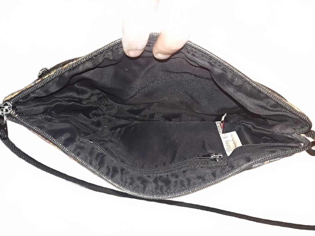 Vintage Danny K Crossbody Bag with Doll Pattern