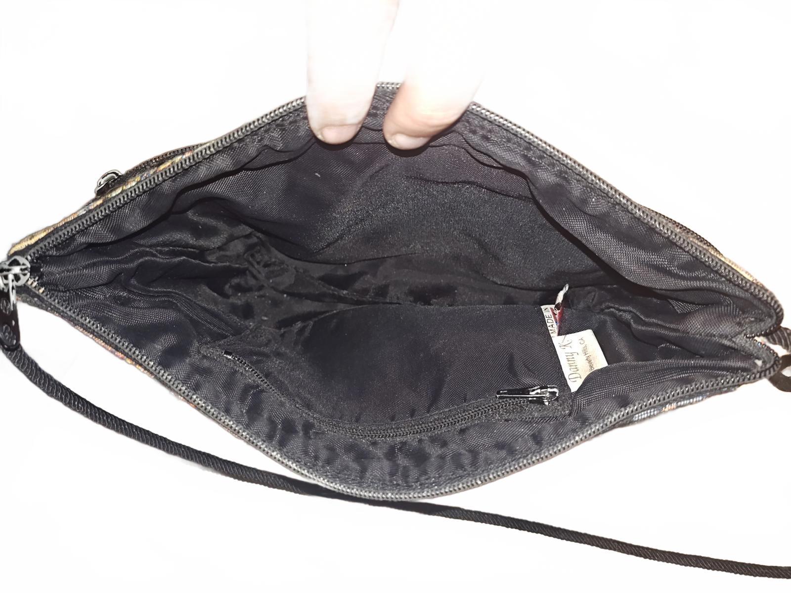 Vintage Danny K Crossbody Bag with Doll Pattern