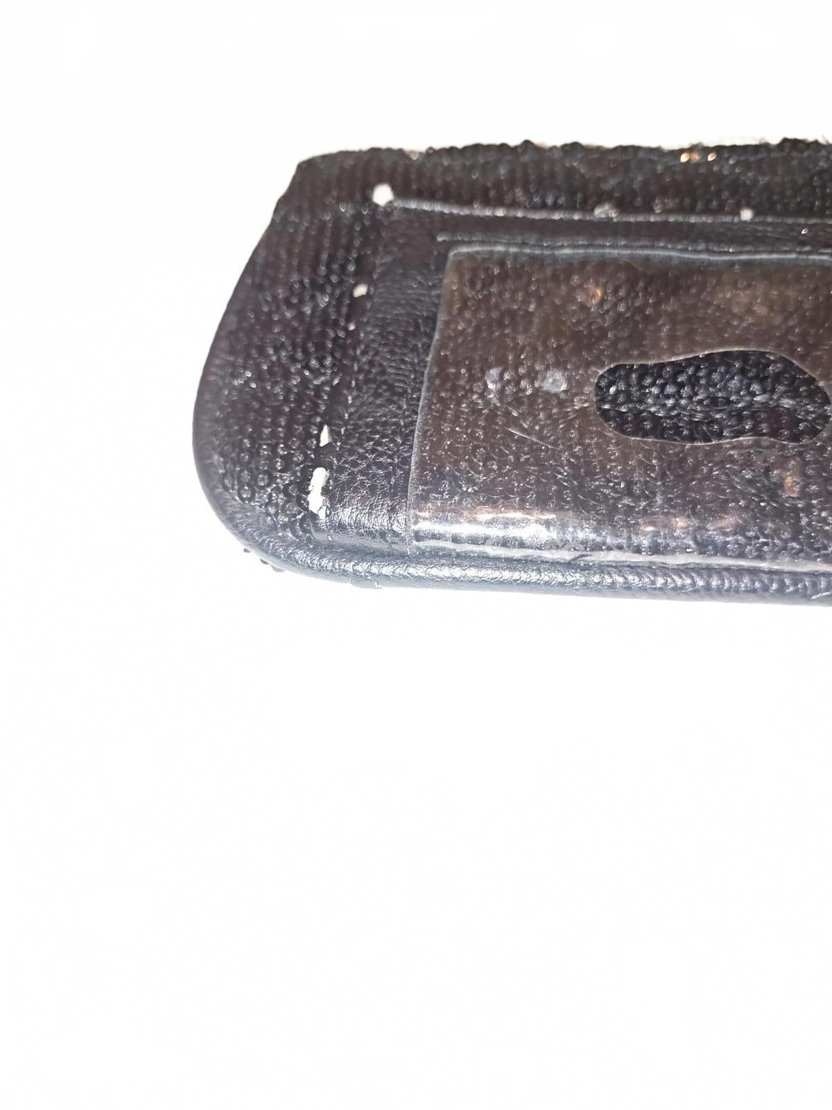 Betsey Johnson Black Sequin Coin Purse with Heart Charm