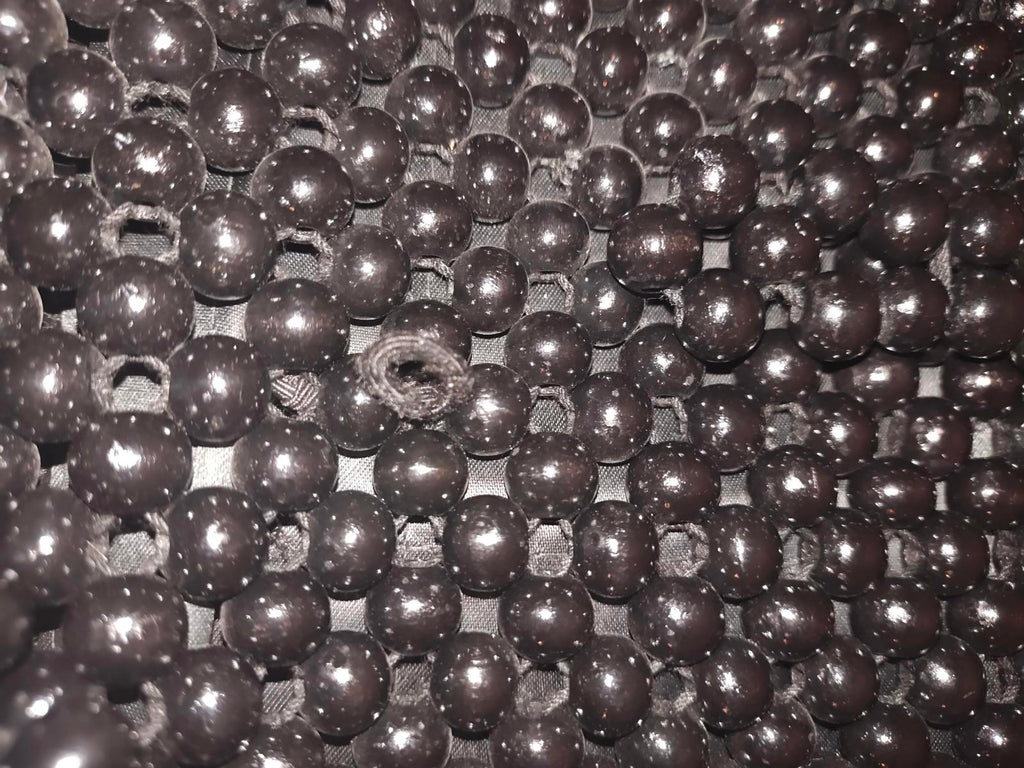 Black Beaded Women's Shoulder Bag