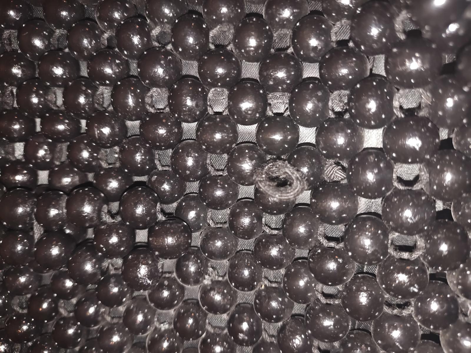 Black Beaded Women's Shoulder Bag