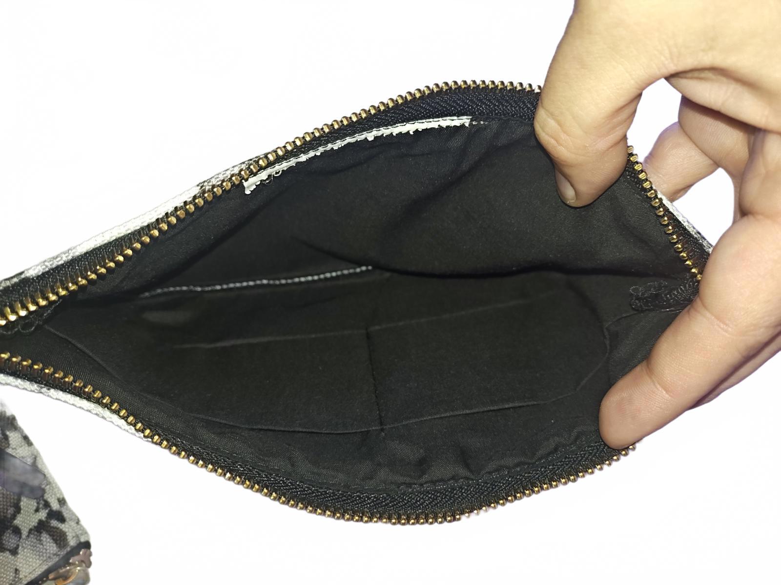 🖤 Society Bags Abstract Floral Organizer Set (3-Piece Pouch Trio)