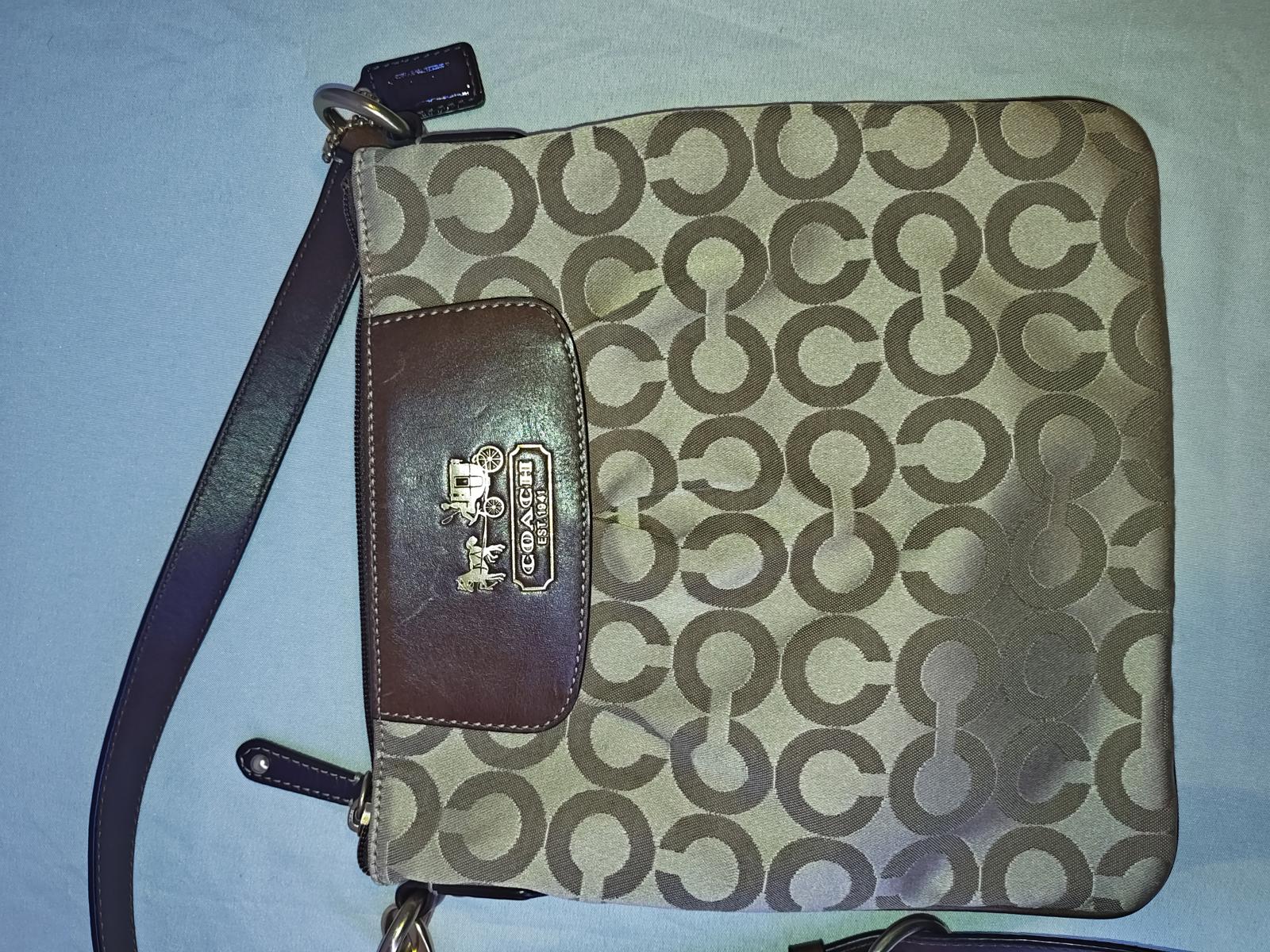 Coach Signature Canvas Crossbody Shoulder Bag