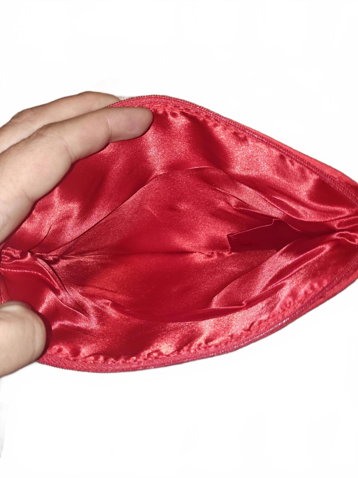 Giorgio Armani Red Clutch Evening Bag