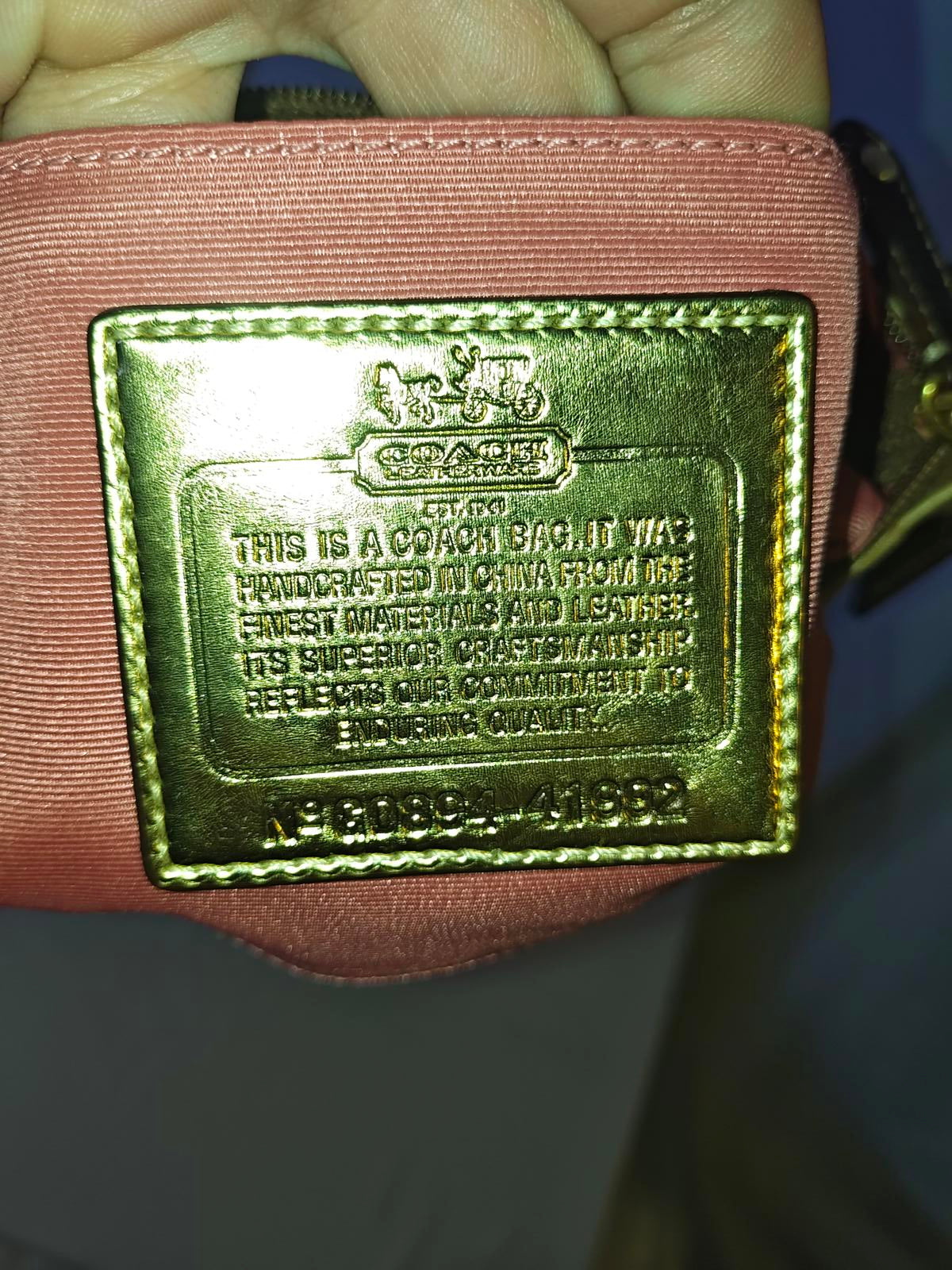 Coach Signature Canvas Crossbody Shoulder Bag