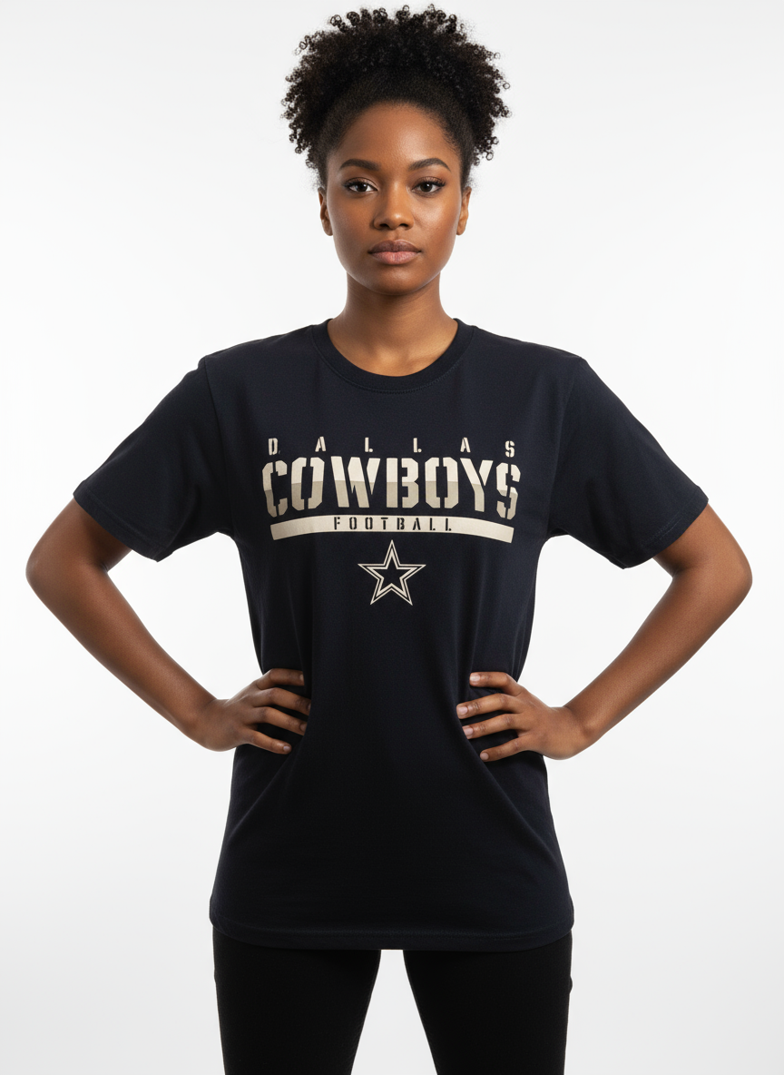 Dallas Cowboys Football T-Shirt Men's Activewear Short Sleeve