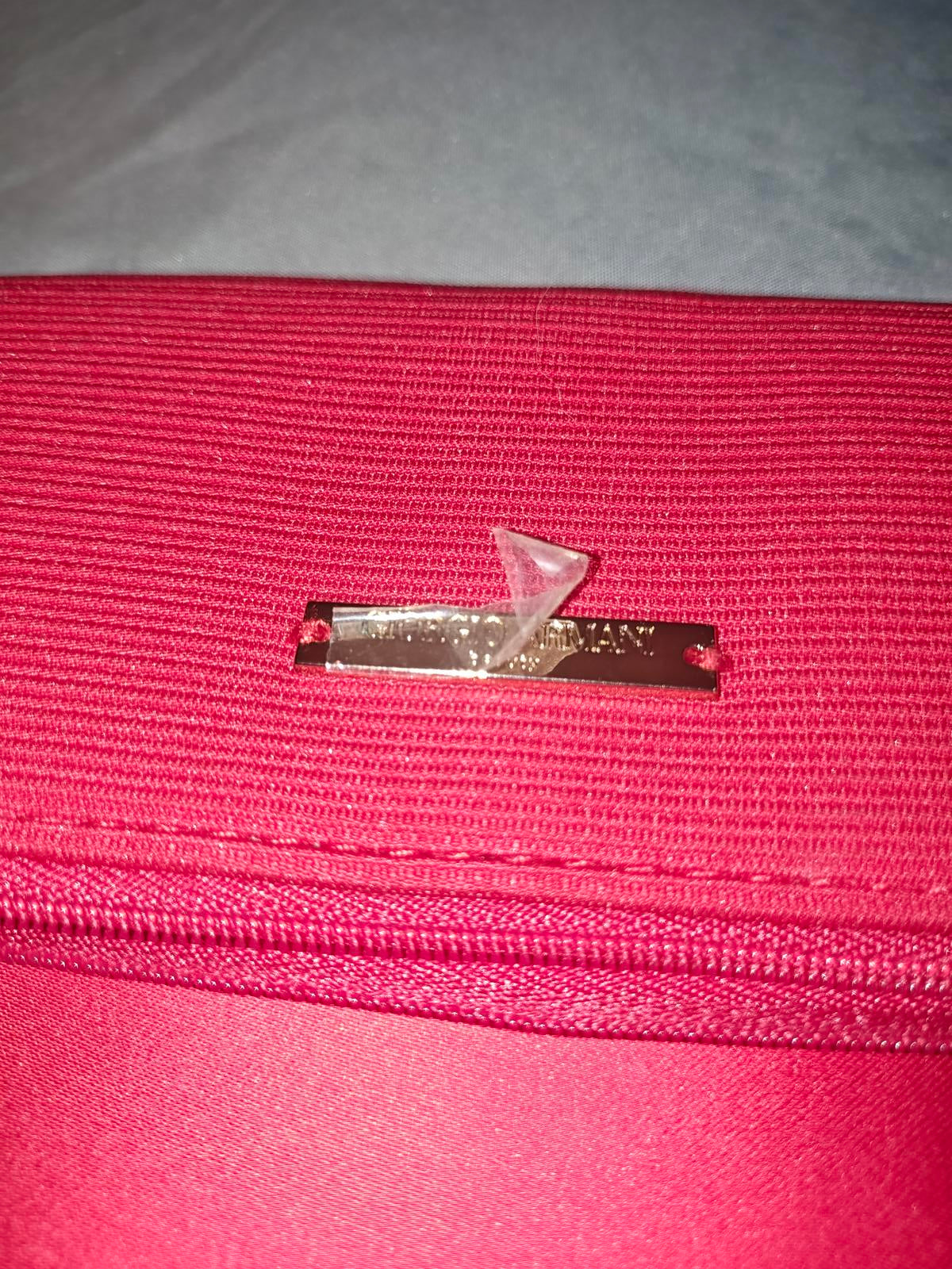 Giorgio Armani Red Clutch Evening Bag