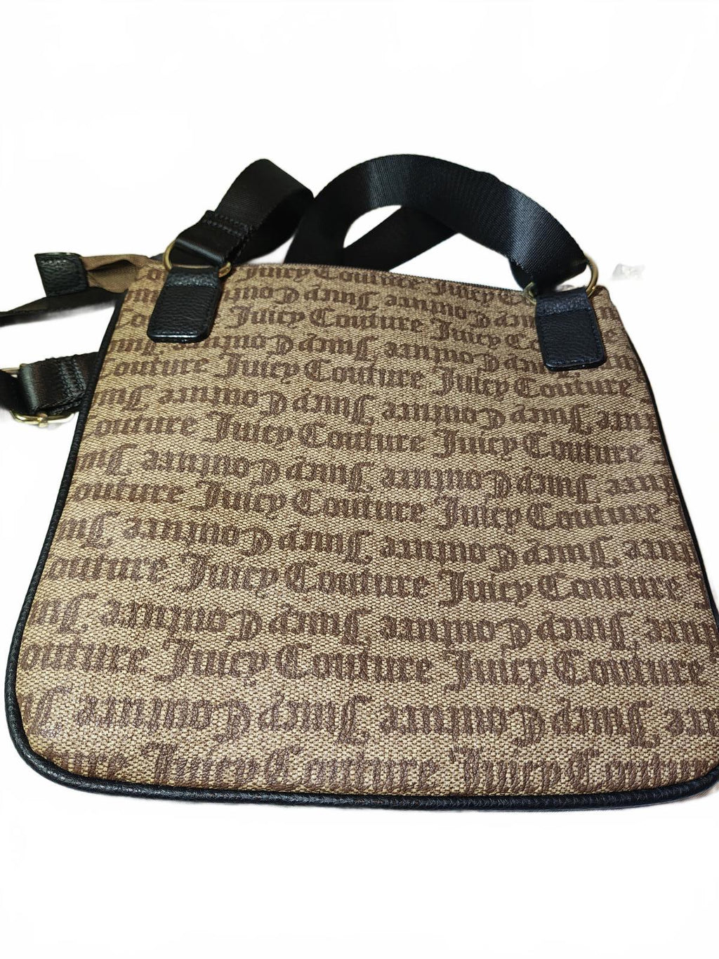 Juicy Couture Monogram Crossbody Bag with Heart Charm