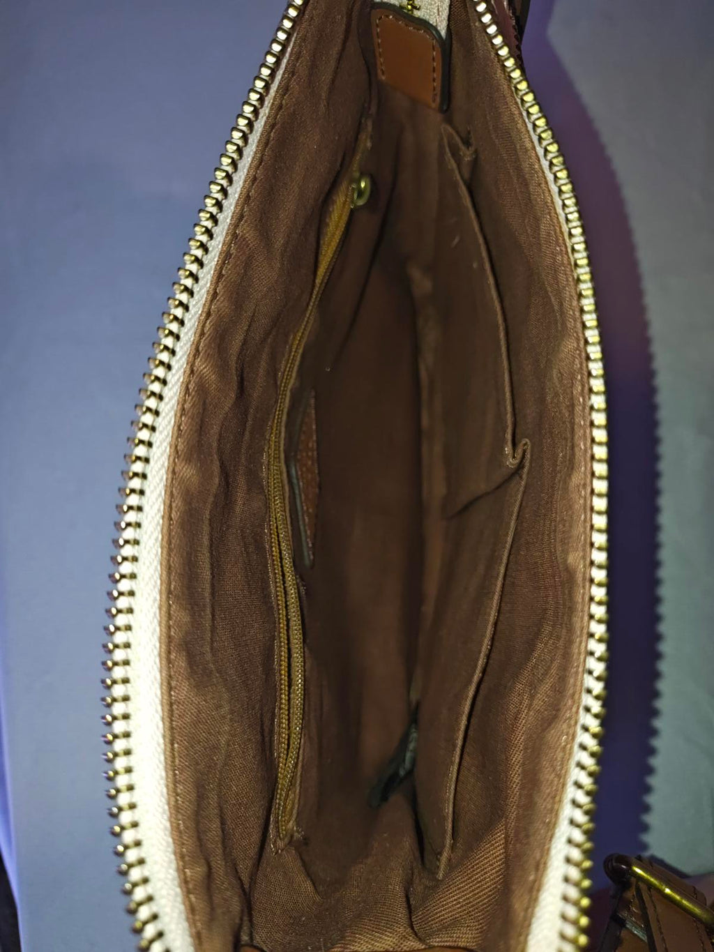 Fossil Key-Per Pink Floral Crossbody Bag | Canvas & Leather Trim Purse Boho Y2K