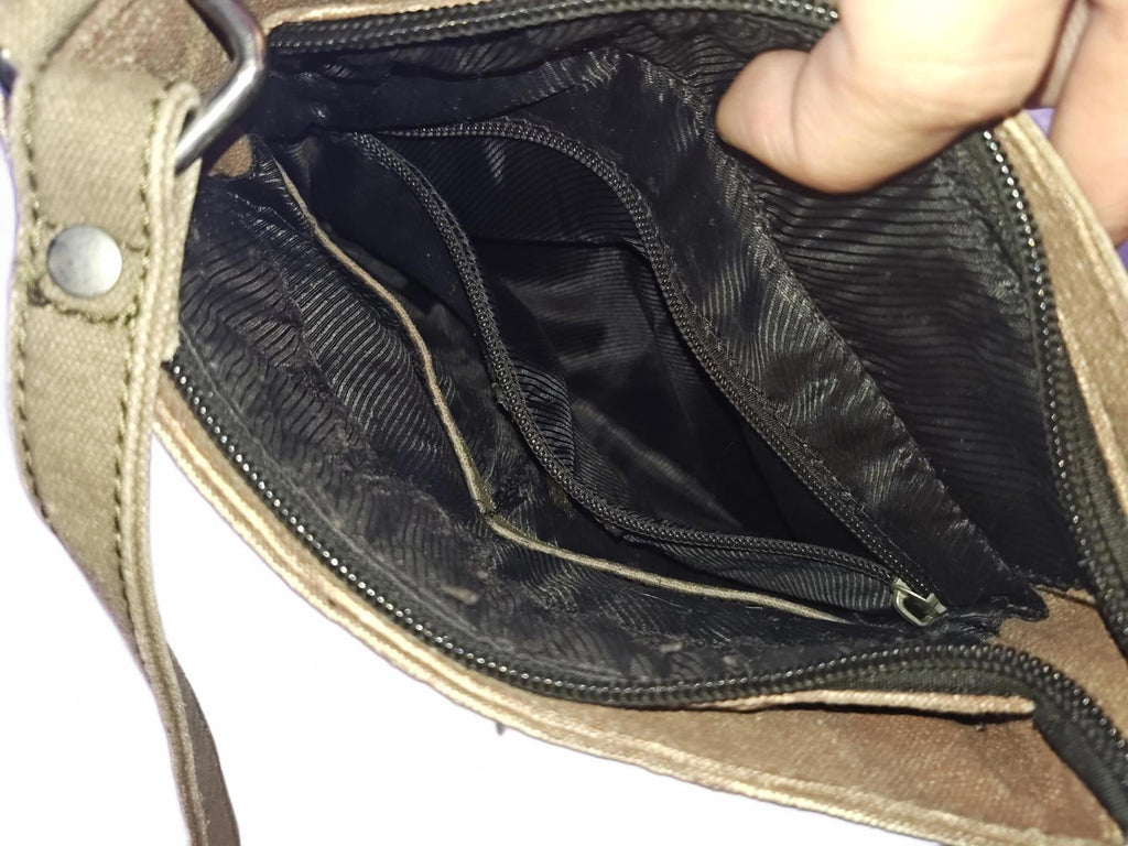 Women's Shoulder Bag with Tassel Zipper Detail