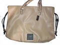 NWT Victoria's Secret Drawstring Tote Bag | Beige Faux Leather Shoulder Bag